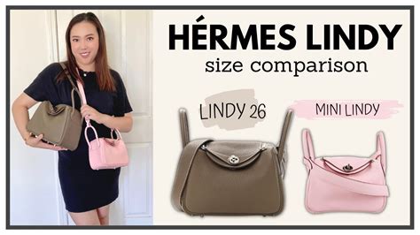 hermes lindy size 26 vs 30